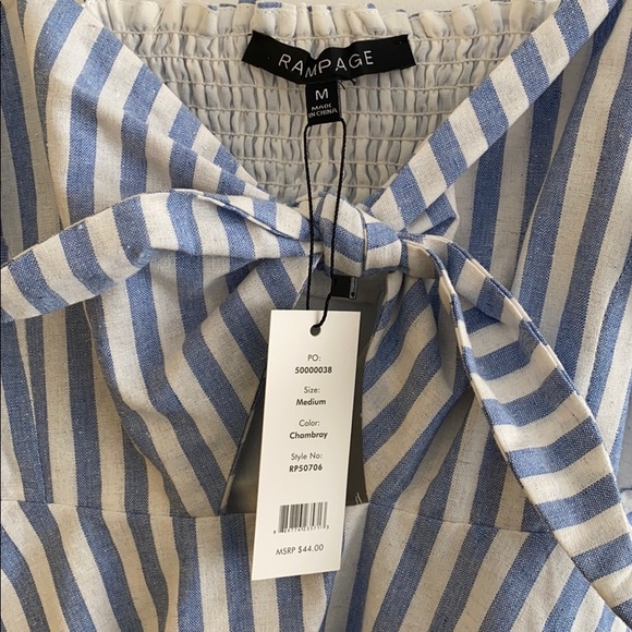 Striped spaghetti strap top - Picture 3 of 4